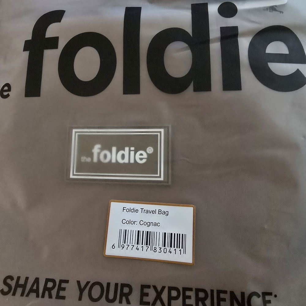 Foldie Cognac Travel Bag - Women